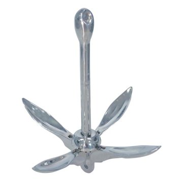 GS 8376 Draggen anchor, mirror polished